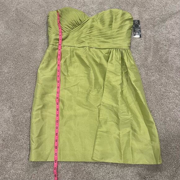 NWT Aqua Dresses Women's Green Strapless Mini Dress Size 12 - Picture 7 of 9